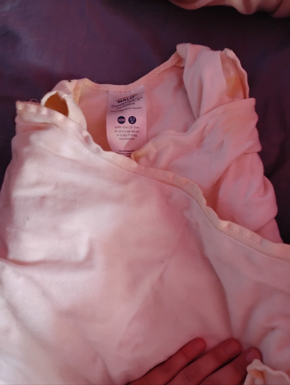 Halo Pink SleepSack Swaddle Bag
